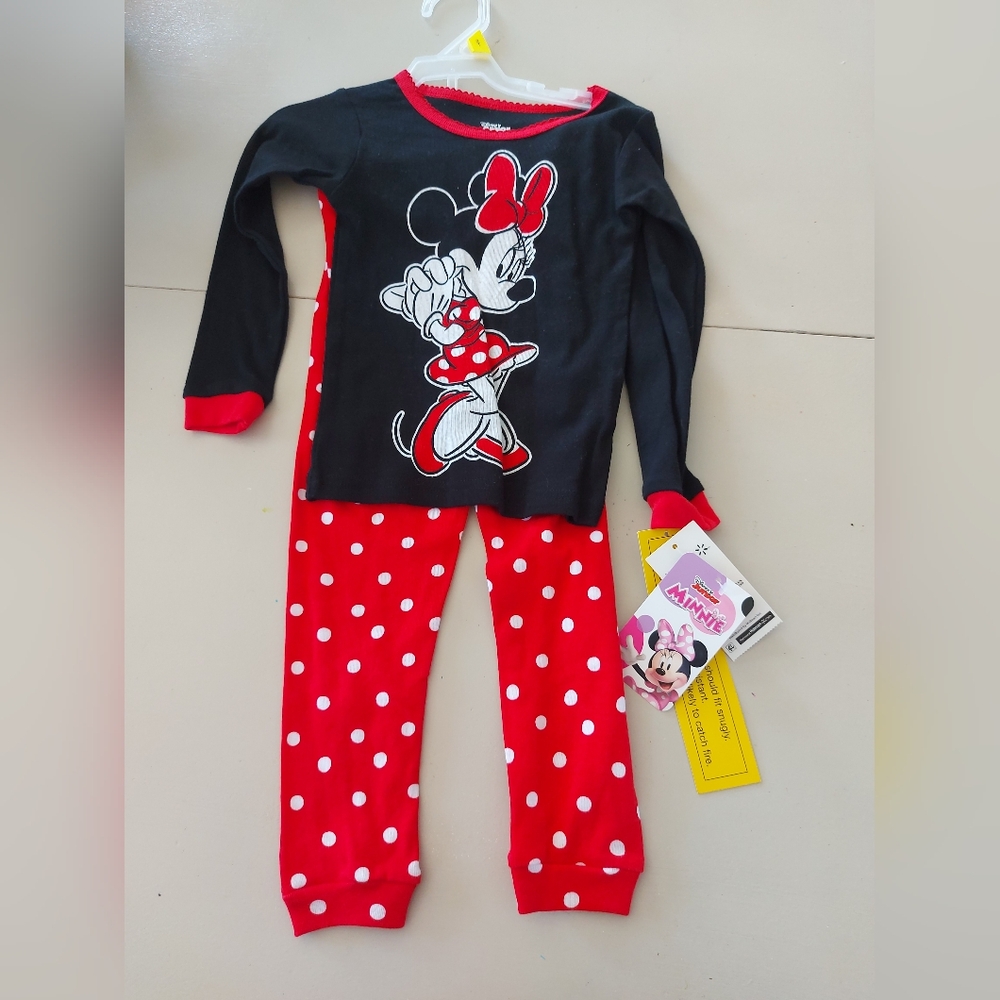 **3 Listings $20**                  Minnie Mouse Pajama Set - Black and Red